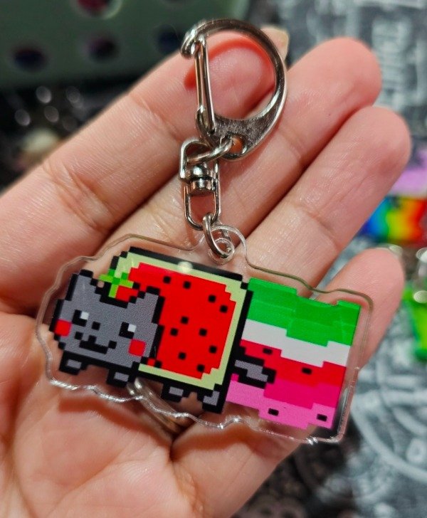 Producto - Llavero acrílico gatito 3