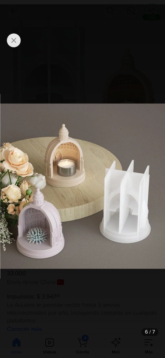 Producto - Molde portavela copula - 9