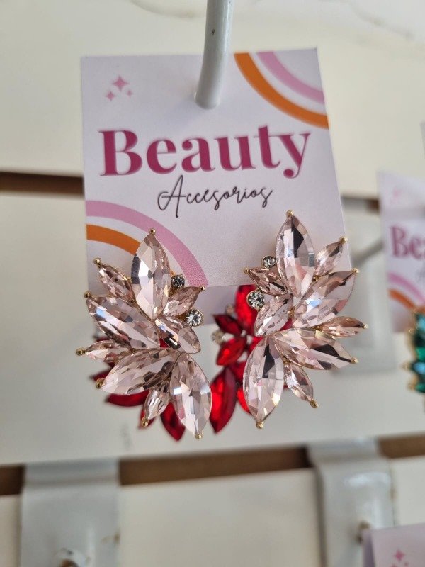 Producto - Aros Gema Rosa Clarito