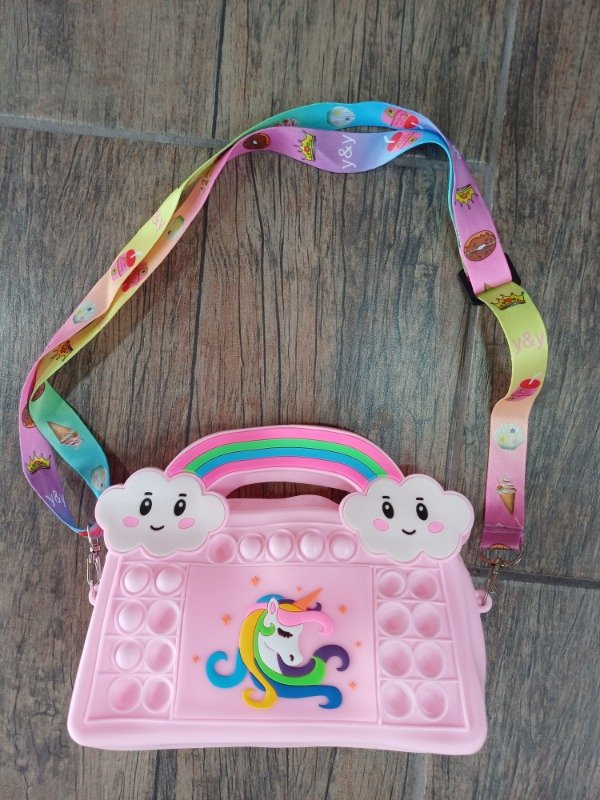 Producto - Cartera pop it unicornio