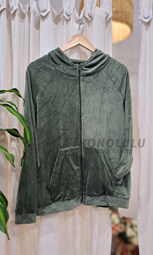 Producto - Campera Dapnhe de Plush Verde