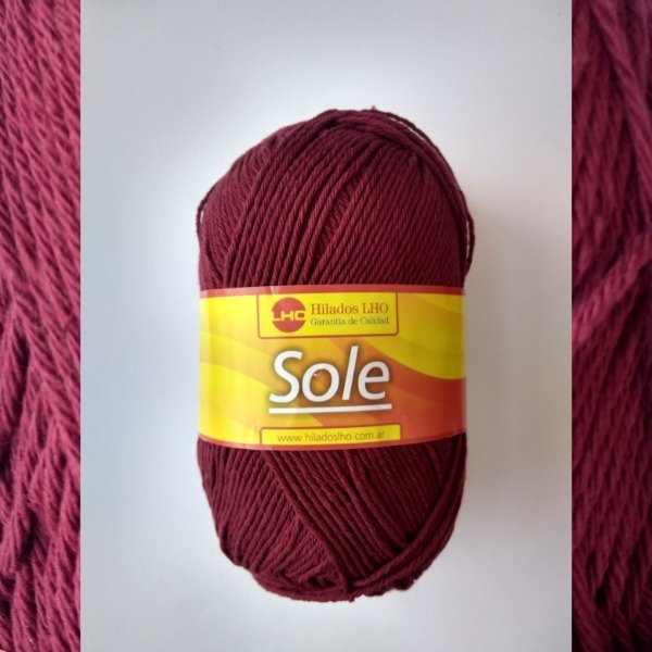 Producto - Hilo SOLE color BORDÓ (25)
