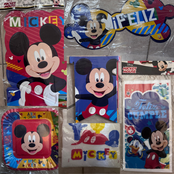 Producto - MICKEY MOUSE - Artículos para Cumpleaños -