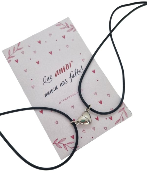 Producto - Collares para compartir corazon imantado