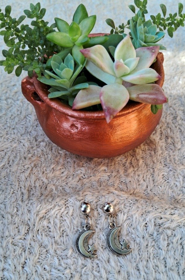 Producto - Aros colgantes de fundición-Luna 2