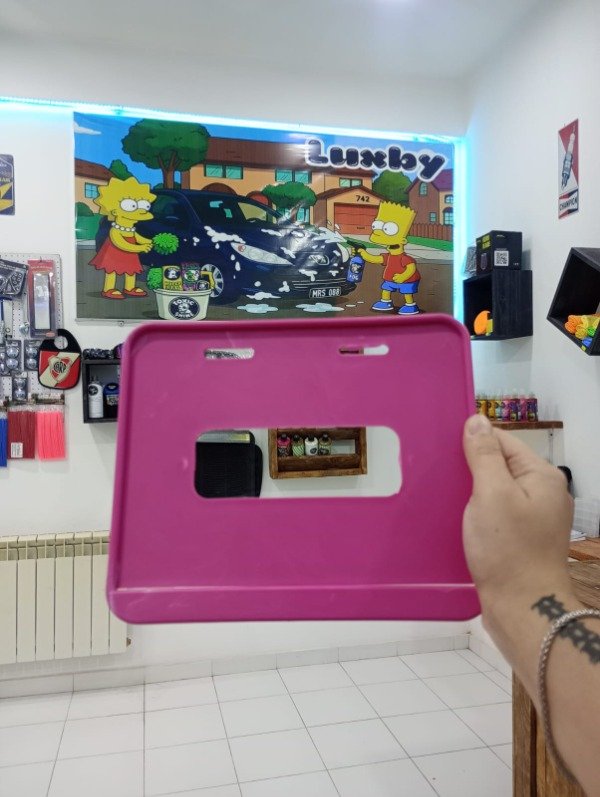 Producto - Porta Patente Rosa Oscuro