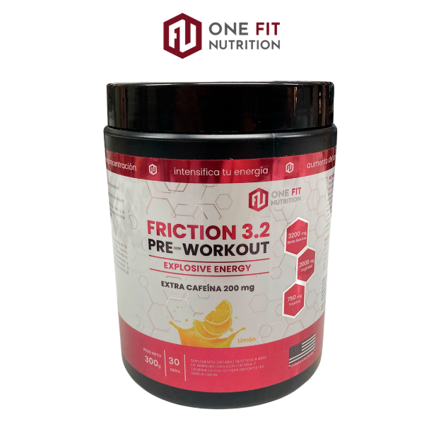 Producto - PRE WORKOUT FRICTION 3.2 x300 gramos - ONE FIT NUTRITION