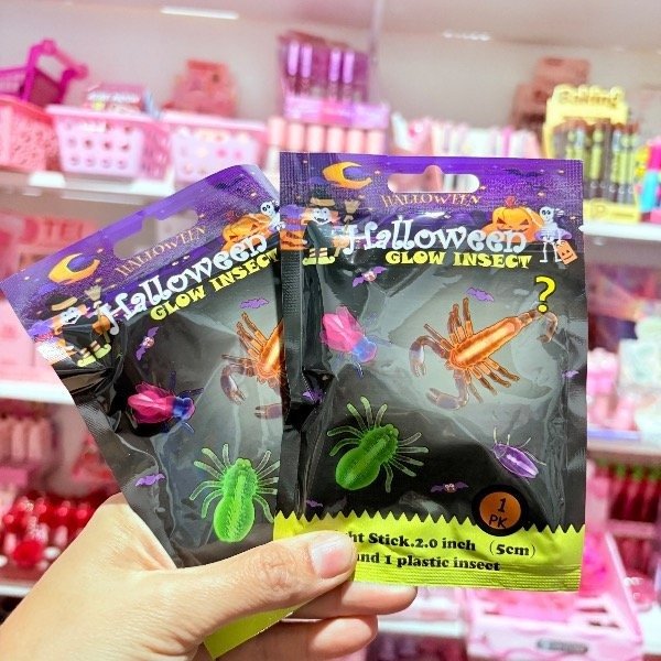 Producto - Insectos plásticos Fluorescentes Halloween - 1