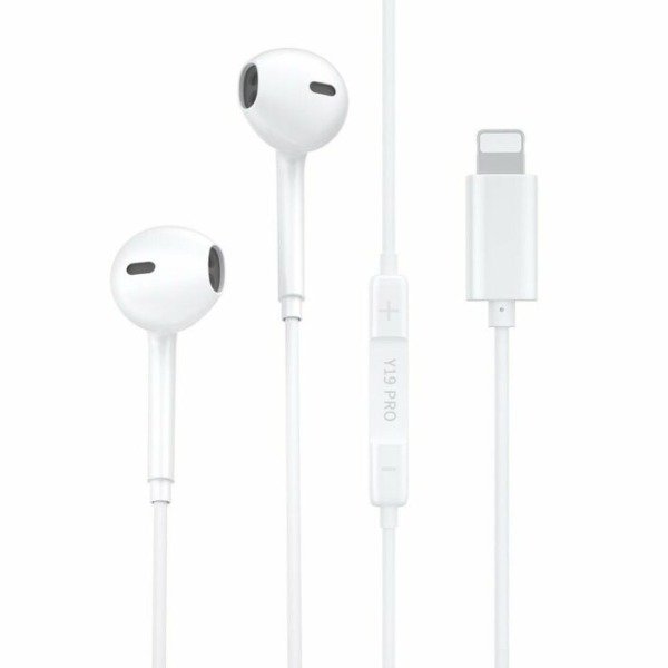 Producto - AURICULAR MANOS LIBRES WK Y19 PRO LIGHTNING