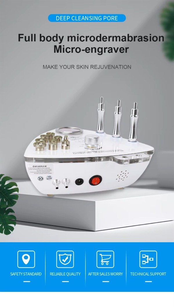 Producto - DERMOABRASION 3 EN1 DIAMANTE INCLUYE AEROGRAFO