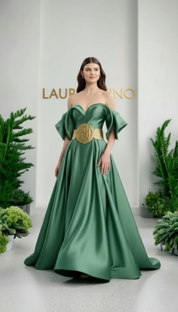 Producto - Vestido six Emerald fame collection '25