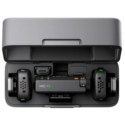 Producto - Micrófono DJI Mic Mini (2 Tx + 1 Rx + Charging Case)