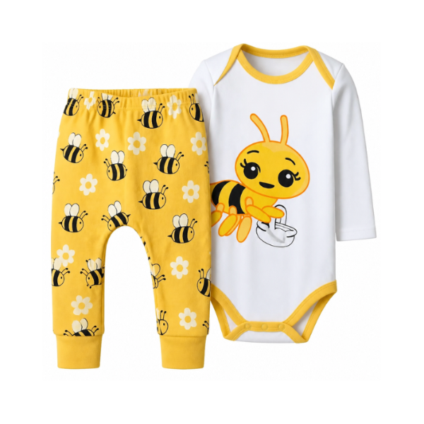 Producto - conjunto ABEJITA amarillo - 0