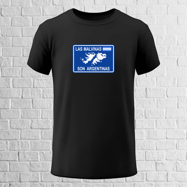 Producto - Remera Cartel Ruta Las Malvinas son Argentinas