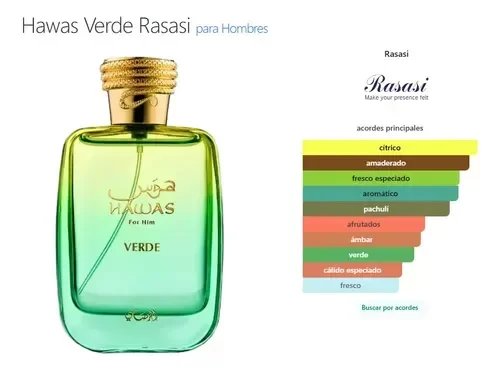 Producto - Hawas Verde - Rasasi - 1