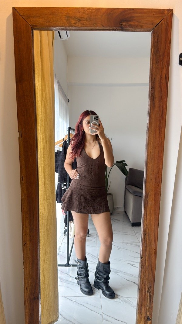 Producto - Vestido Boho / chocolate oscuro