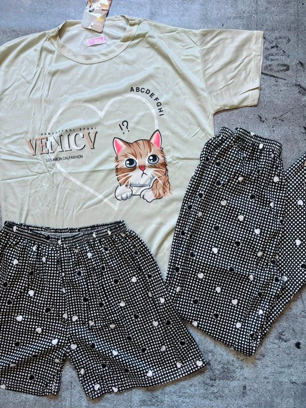3 piezas cat negro — imagen 2