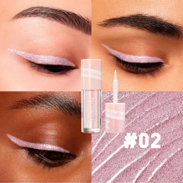 Producto - Delineador liquido con glitter Tei - 2