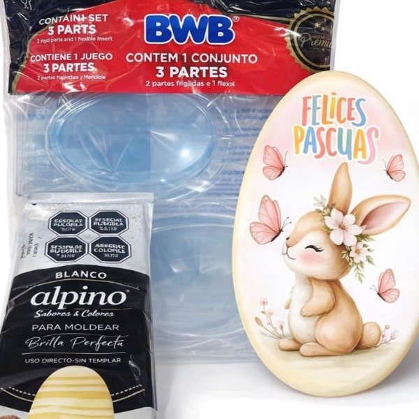 Producto - Molde para huevo plano tableta 3 partes BWB