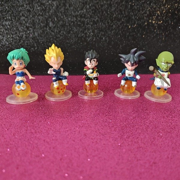 Producto - Lote Figuras Chibi Dragon Ball Z + Cartas Holográficas - 0