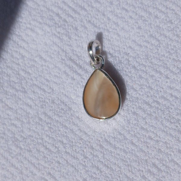 Producto - Dije plata 925 Nácar gota - 5