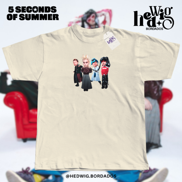 Remera 5SOS everyone's a star cover - dtf — imagen 3