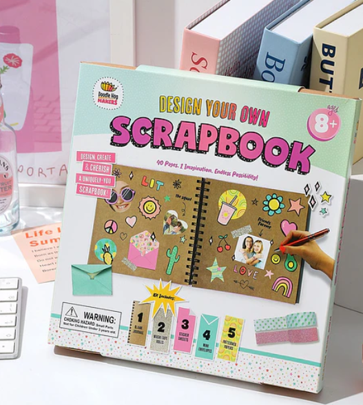 Producto - Kit SCRAPBOOK Con Stickers, Cintas, Sobres, Papeles, y Libreta. - 3