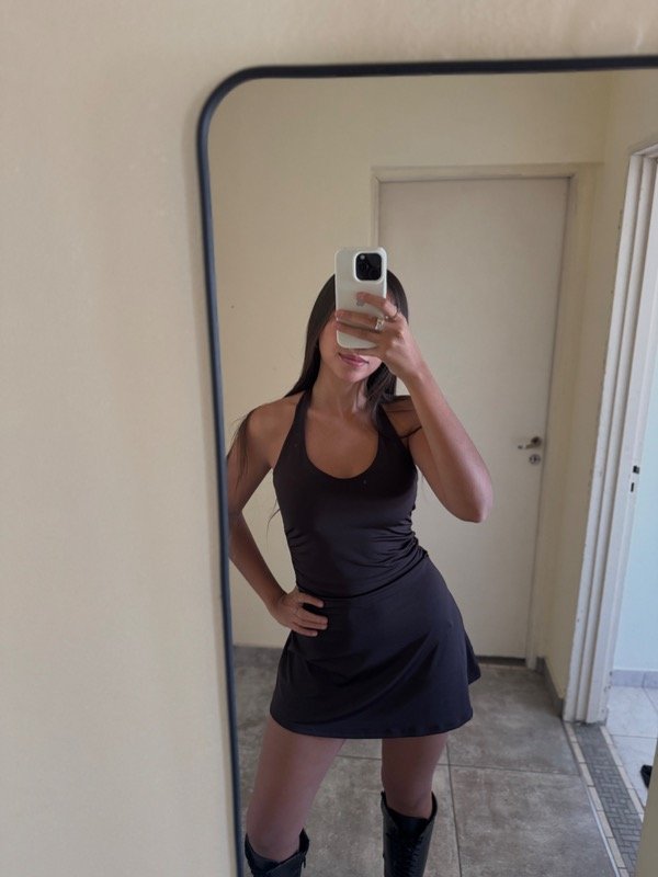 Producto - Vestido halter (choco oscuro)