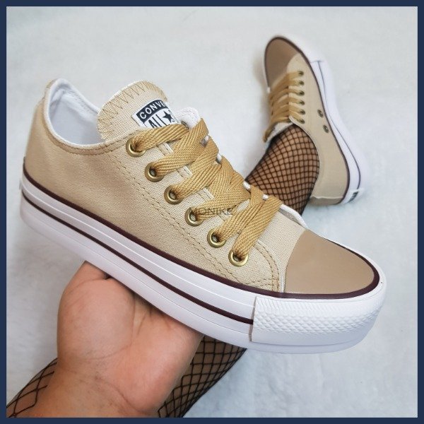 Producto - All Star Converse Beige con Plataforma - 2