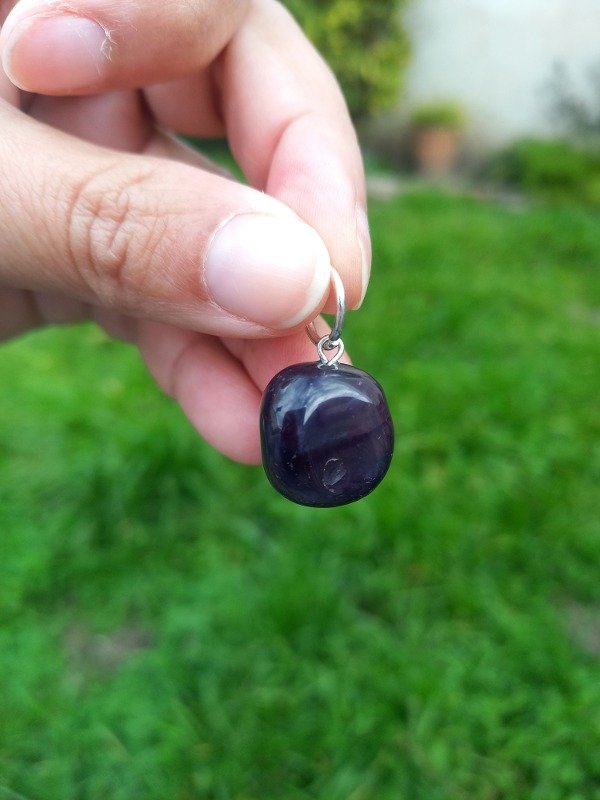 Producto - Dije Agata Violeta - Tesoro Pulido