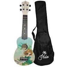 Producto - YUKA Ukelele soprano con funda diseño elfo