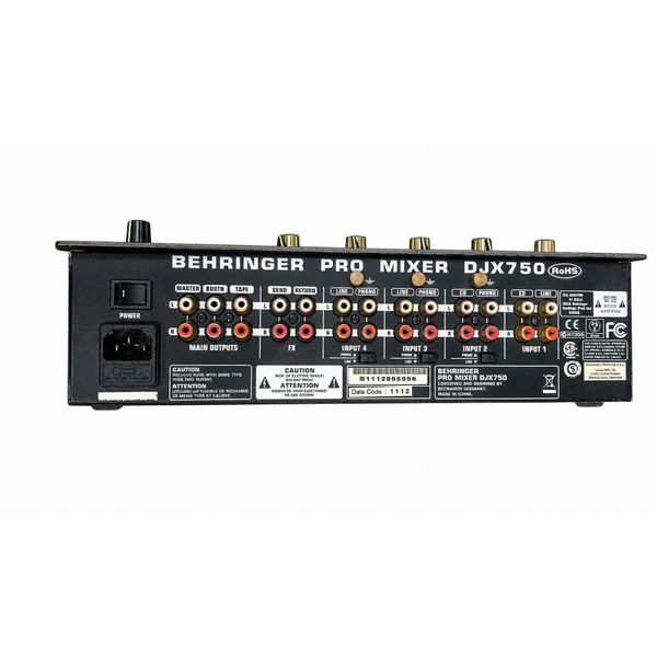 Producto - CONSOLA MEZCLADORA BEHRINGER DJX750 - 1