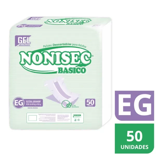 Producto - Nonisec Adulto Basico Recto XGx50