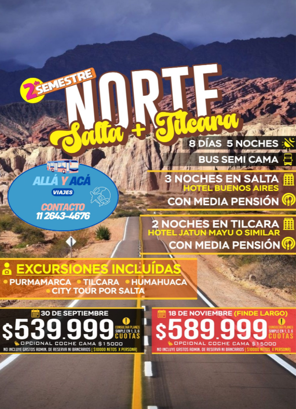 Producto - Norte: Salta + Ticara