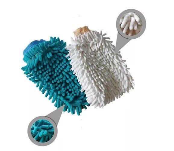 Producto - MANOPLA GUANTE DE MICROFIBRA 25 X 15 CM LAFFITTE AJ28
