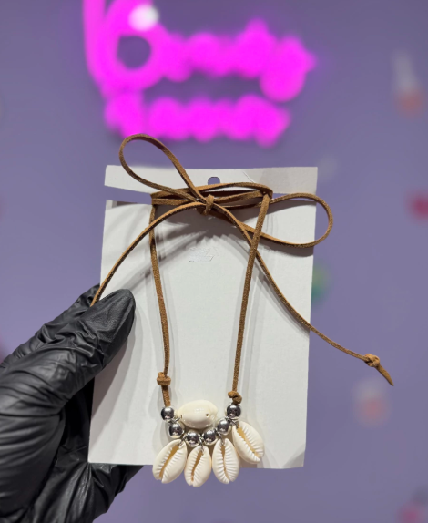 Producto - Choker gamuzado marron