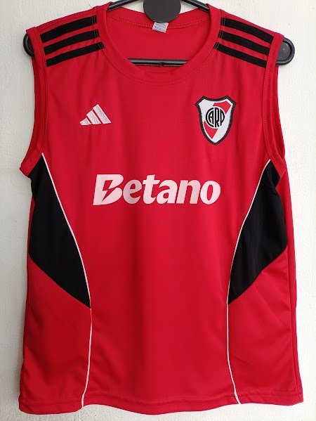 Producto - Musculosa Roja River Plate Niños