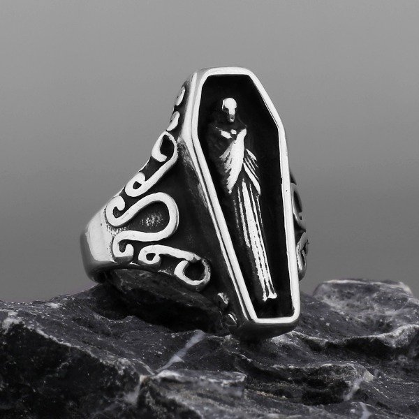Producto - Anillo Goth Ataúd - 0