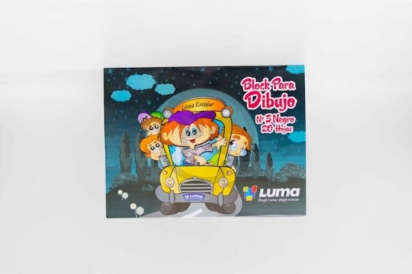 Producto - Block Dibujo LUMA  Nro 5  negro