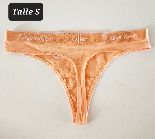Producto - Panty calvin Klein cola less talle S coral
