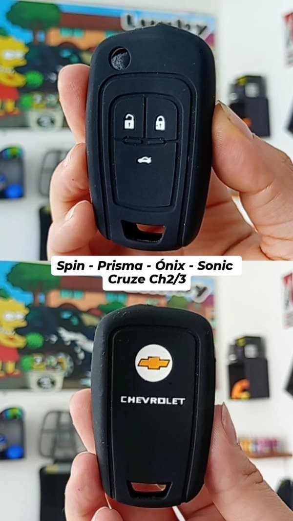 Producto - Cubre Llave Chevrolet 3 Botones