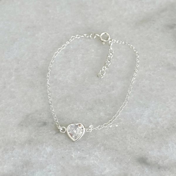 Producto - Pulsera corazón cubic