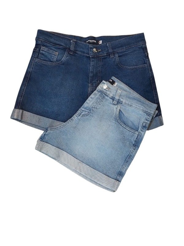 Producto - Short de jeans elastizado