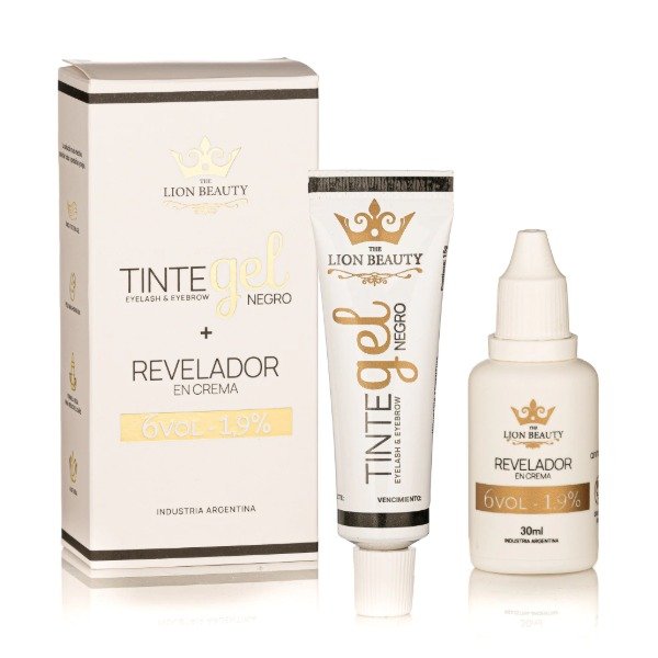 Producto - KIT TINTE GEL NEGRO The Lion Beauty