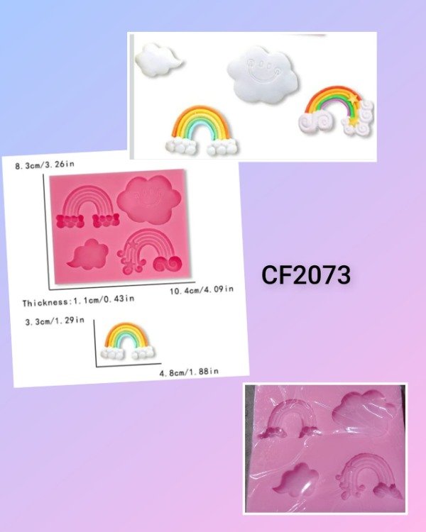 Producto - ARCOIRIS Y NUBES - CF2073