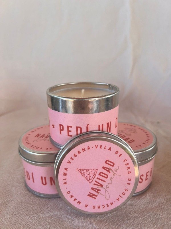 Producto - Pre venta Vela en lata Pedí un deseo