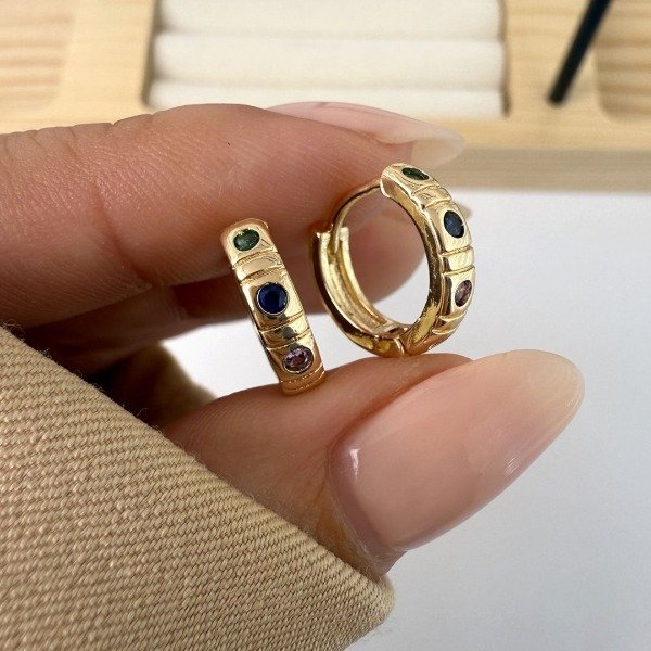 Producto - Aros Dorado Rowling - Colorido