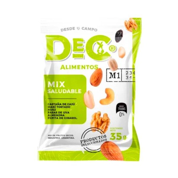 Producto - Mix saludable Frutos Secos x 35g DEC