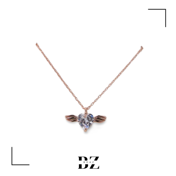 Producto - CADENA ACERO ROSADO CON DIJE X PCS - 2055-7