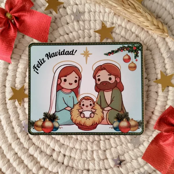 Producto - Imán madera Navidad